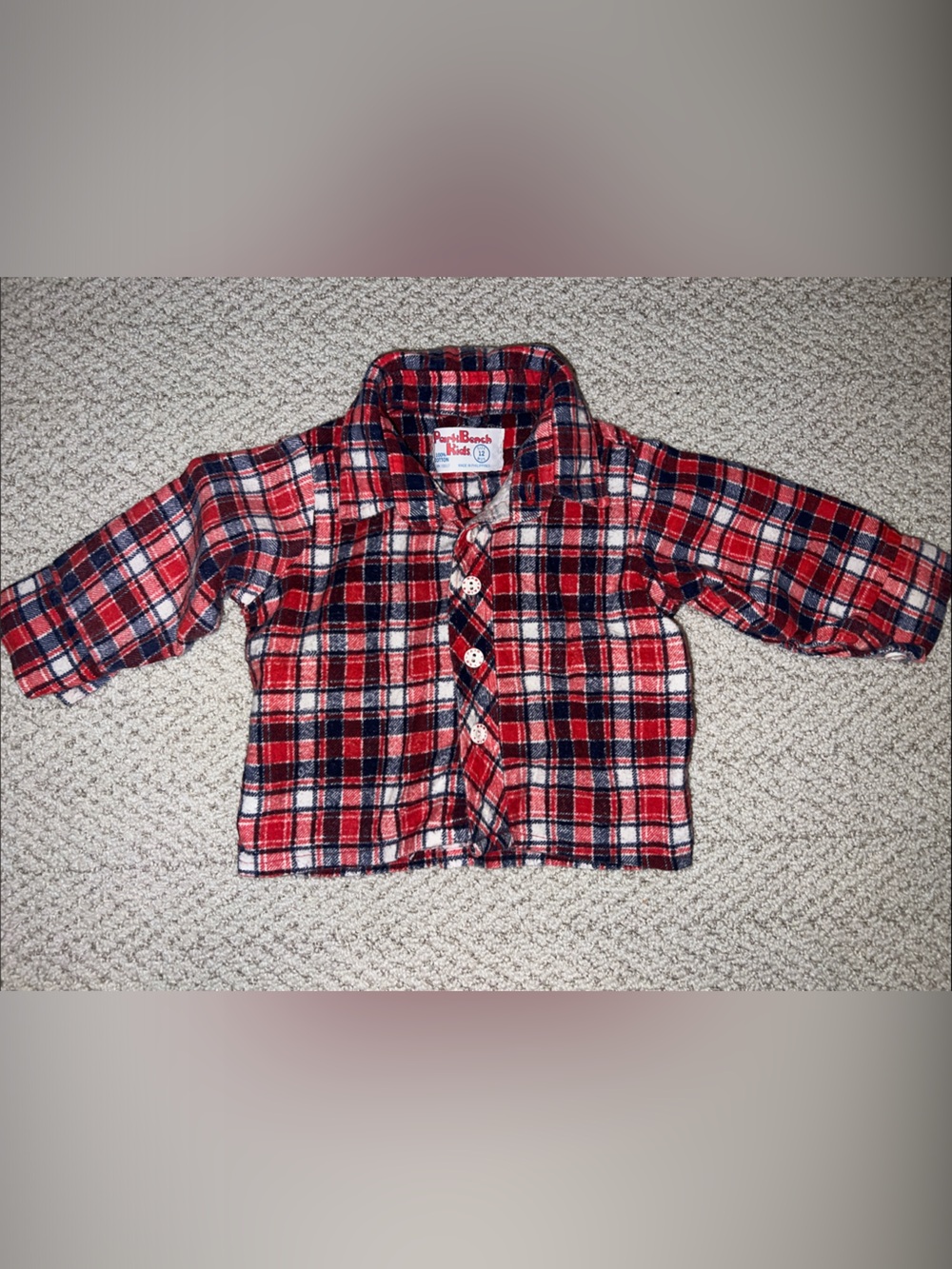 Park Bench Kids Vintage Plaid Button-Front Shirt